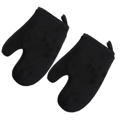 Self Tanning Mitt Applicator Black Flocking Reusable Lotion Glove