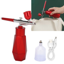 Rotes Gesichts-Oxigen-Injector 800mAh Handgehaltene Nebelsprüher, USB-wiederaufladbar