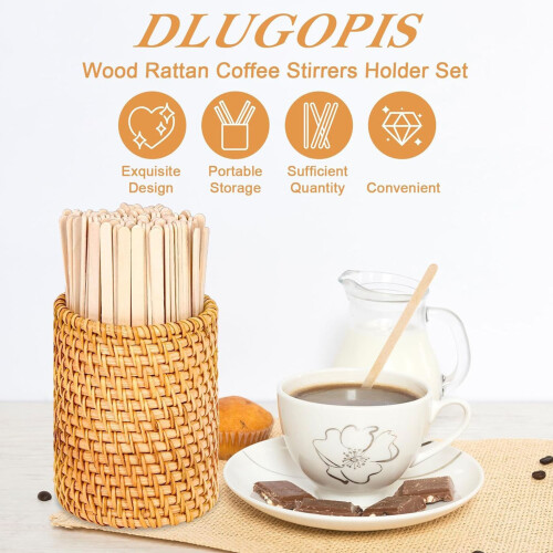 Articles d'agitation en bois durables, paquet de 100, excellents 1