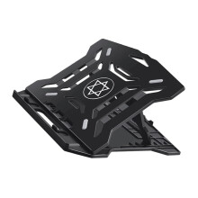 Adjustable Laptop Stand for Desk, Foldable Ergonomic Notebook Holder with Cooling and Non‑Slip Support
