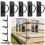 5 Pack Iron Ring Rope Support Holder, Decorative Drop Ring Brackets for Stair Railing, Deck, Wall & Ceiling Hook 2