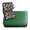 Ample Capacity 9 Pocket Secured Card Storage produced Of-Green 1