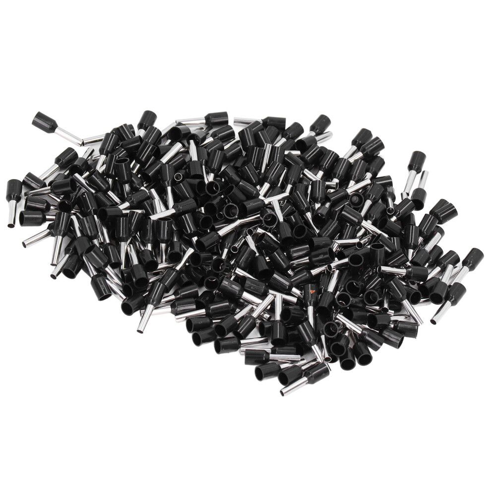1000Pcs E2510 Copper Pvc Insulated Terminal Crimp Connector 10/0.39Mm 8771390489141