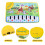 Interactive Music Mat for Kids, TouchActivated Educational Piano Play Mat, Foldable Learning Toy 4