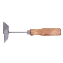 Stainless Steel Bee Frame Shovel with Wooden Handle, 21.5cm