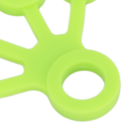 2 Stück Silikon-Fingerspreizer, hohe Elastizität, 8,8 lb, Grün/Grau 2