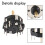 5X RKJXT1F42001 4-Way  Car Navigation Encoder Key Rocker  with Push  Encoder 4