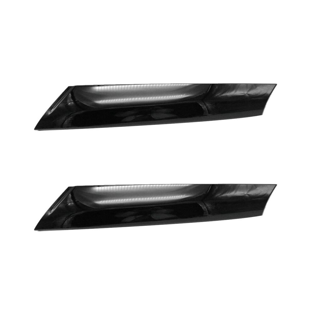 2X For- Cooper R57 R55 R56 07-15 Front Right Windshield Post Trim Bright Exterior Molding A Pillar Trim Black 6031462995454