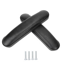 Universal Wheelchair Armrest Cover Pad ABS+PU Leather, 26x5.5cm