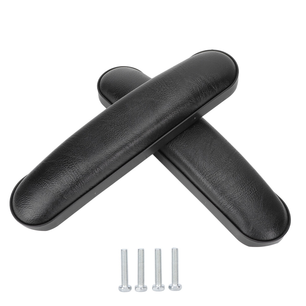 Universal Wheelchair Armrest Cover Pad ABS+PU Leather, 26x5.5cm