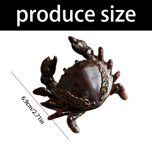 Einzigartige temperaturempfindliche Krabbenstatue für den 2