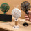 Draagbare draagbare koelventilator Krachtige draagbare-Roze 6