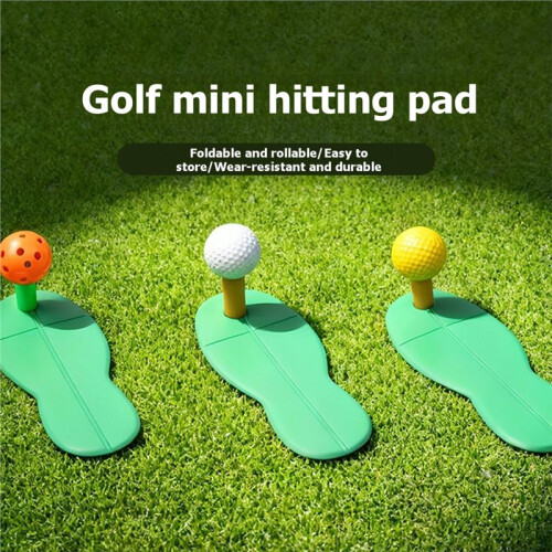 Hitting Mat Rubber Practical Professional Accessories Golfers Gift Premium for Beginners Easy to Use Practice Mat 1