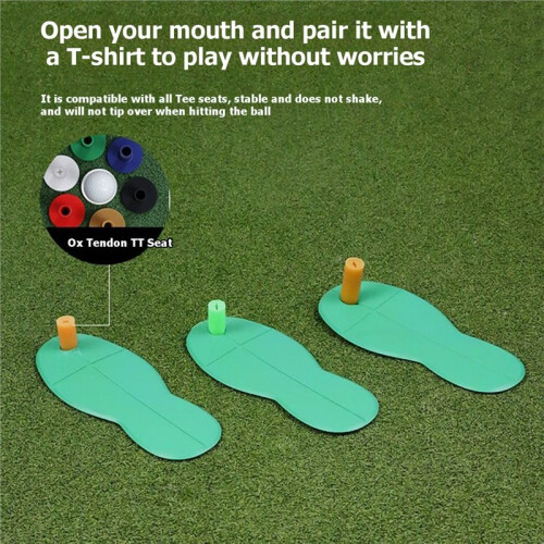 Hitting Mat Rubber Practical Professional Accessories Golfers Gift Premium for Beginners Easy to Use Practice Mat 2