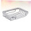 2pcs Silver Finish Wall Mounted Soap Holder with Drainage for Bathroom and Kitchen 5