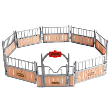 Horse Stable Playset with Openable Door, Realistic Toy Barn for Kids Boys and Girls