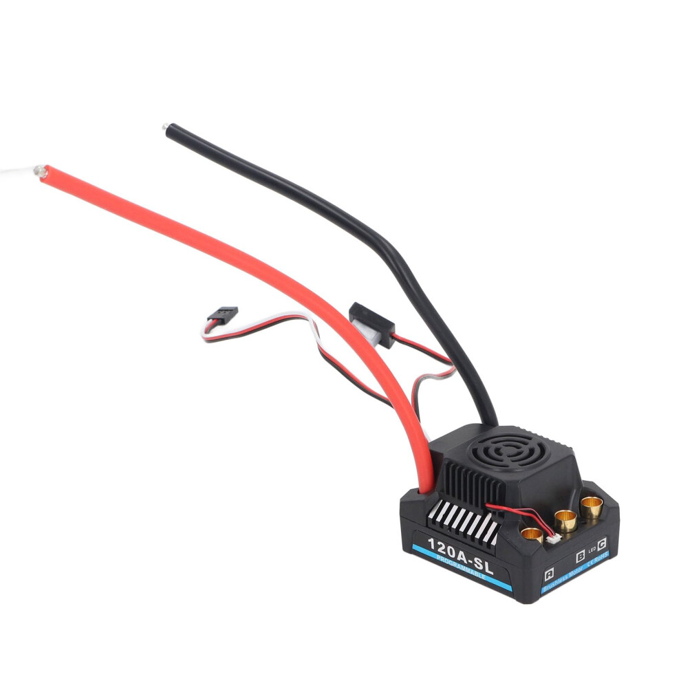 RC ESC 120A Brushless Electronic Speed Controller for 1/8 1/10 RC Car Waterproof  Power
