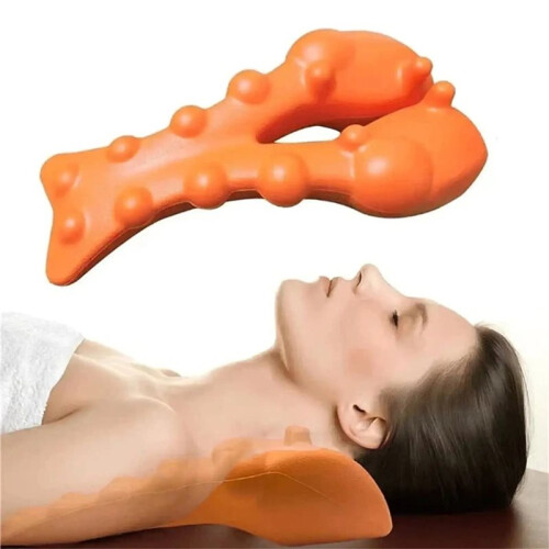 Cervical Traction Device Neck Stretcher Massager for Shoulder Stretcher,Trigger Point Massager Tool,Neck Support Device 2
