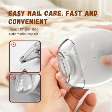 Automatische Elektrische Nagelknipper, Automatische Nagelslijper, Nageltrimmer met Verlichting en Opvangbak voor Nagelresten