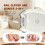 Automatic Electric Nails Clipper,Automatic Fingernail Grinder, Nails Trimmer with Light and Nails Scraps Storage 5