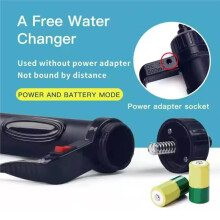 Spina UE, Pulitore Elettrico per Ghiaia per Acquario, Pompa per Cambio Acqua, Strumenti per La Pulizia, Sifone per Cambio Acqua per Acquario