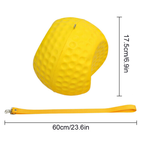 Golfs Swing Trainer Aid Golfs Training Balls Alignment Rod Head 1