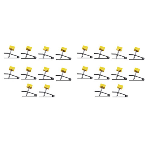 20Pcs Set Manual Tile Locator Wall Tiles Height Regulator Adjustment Positioner Leveler Rising Construction Tools