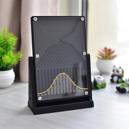 Galton Board Acrylic Statistics Model 12x18cm for Clear Probability Visualization and Classroom Teaching