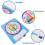 Teaching Clock with Dry Erase Board, AnalogDigital Learning Clock for Kids Classroom Practice 2