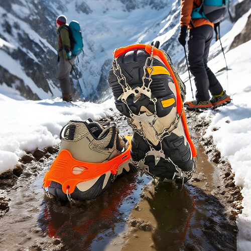 Griffes de glace à 19 dents, couvre-chaussures-XL 2