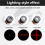 Magnetic Positioning Quilting Laser Light for Sewing Machine - Dot/Straight /Crosshair Replaceable Header 5