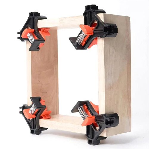 90 Degree Angle Clamps Woodworking Corner Spring Clip Right Angle Clips Fixer Tools Quick Adjustable Furniture Fixing 2