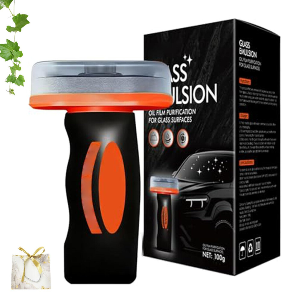 Car Glass Oil Film Remover With Fastacting Formula, Hydrophobic Antifog Windshield Cleaner (1 Pcs) 9073542686361