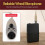 -Ear Audio Condenser Microphone,Wired Headset Condenser Mic with 4 Pin  XLR Cable Works for  System 4