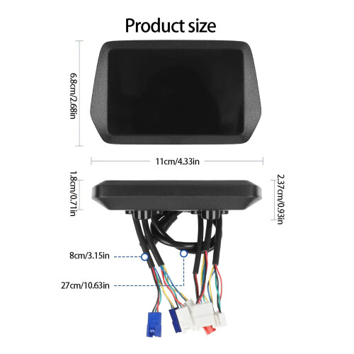 Electric Scooters LED Display Motorcyce Speedmeter Electric 2
