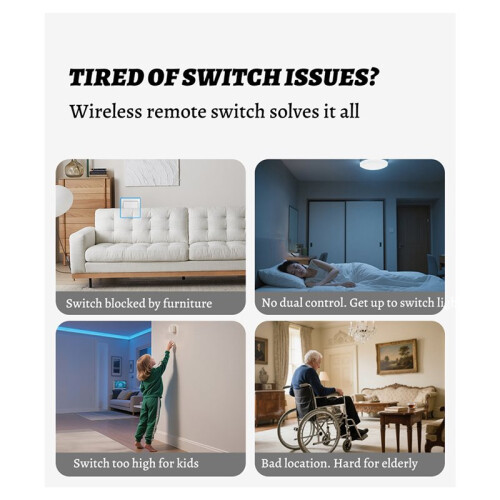 New RF433 Arm  Robot, A Lazy Person'S Light- Wonder,  Home Remote Control Remote for Home Use A 2