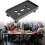 CPU Tower Stand Adjustable with Wheels, Ventilated Under Desk PC Tower Holder for SpaceSaving Stable Support, Black 2