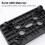 CPU Tower Stand Adjustable with Wheels, Ventilated Under Desk PC Tower Holder for SpaceSaving Stable Support, Black 3