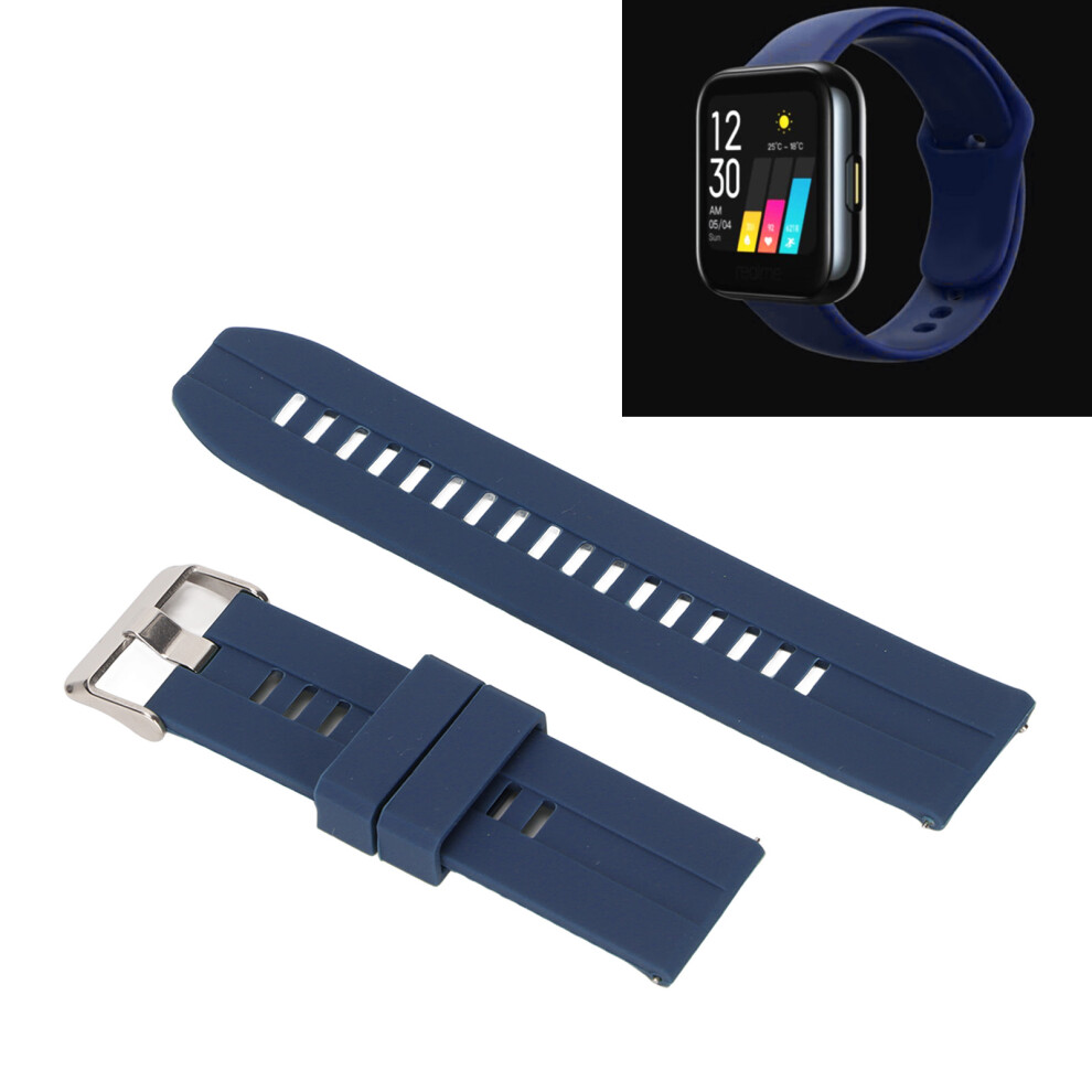 Realme Watch 2 Silicone Watch Band 22Mm Universal Quick Release Strap Blue 7901390491207