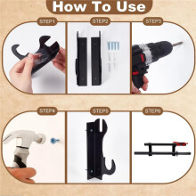 Wall Mounted Sword Hanger Holder Samurai Sword Storage Rack for Home Bedroom Living Room Decoration Stand