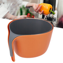 2 in 1 PP Kitchen Wash Bowl & Colander, Large, Detachable, Easy Storage