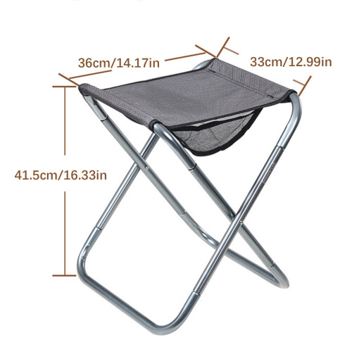 Multifunctionele aluminium constructie opvouwbare kruk voor 2