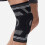 2PCS Ergonomic Knee Stabilizers Flexible Knee Wrap for-Black L 4