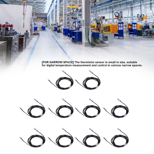 10er Pack NTC Fühler 2m Kaltpresse 1