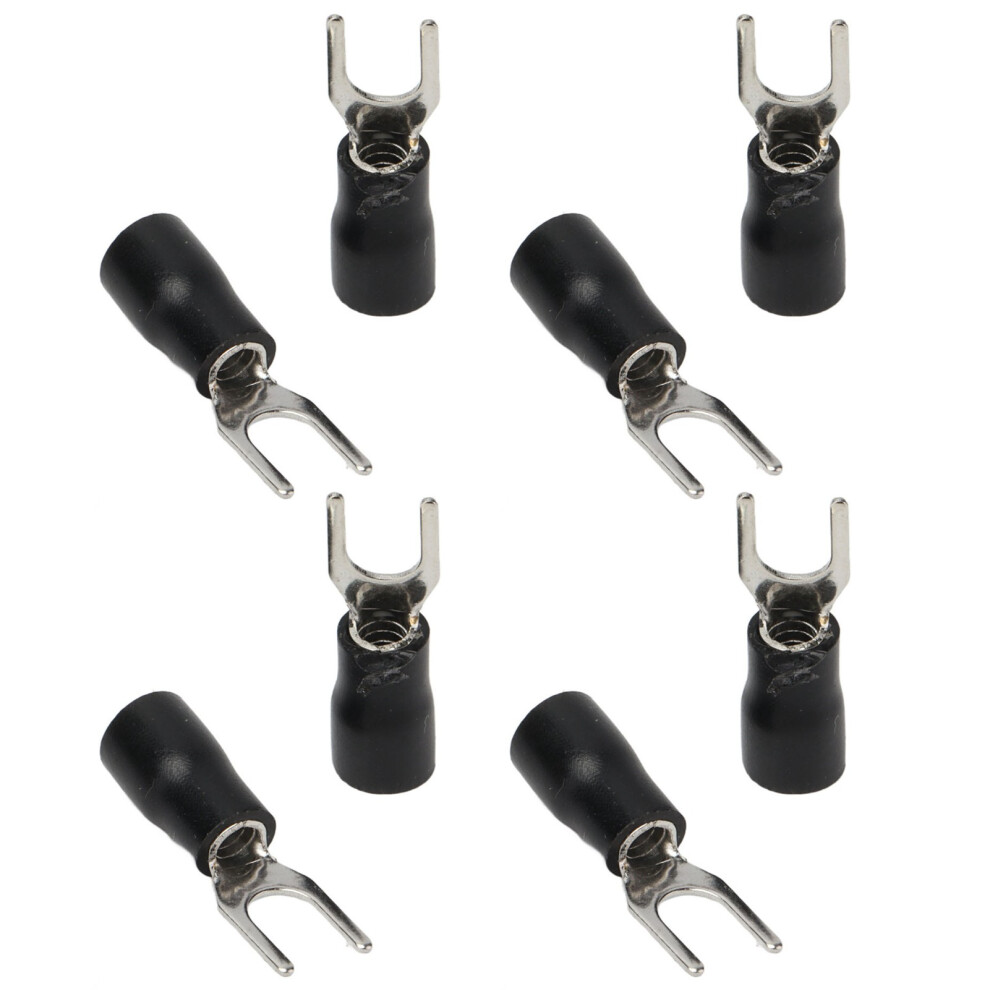 Insulated U Fork Spade Connectors 16-14 AWG 100pc