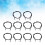 10Pcs NTC Thermistor Sensor Kit 5K B3950 1m Cold Pressed Terminals 4