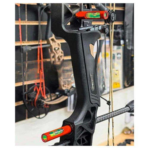Aluminum Berger Hole Bow Level - Precision Archery Tool for Compound Bows, Light Weight & Portable (1Pcs) 2