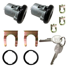 Door Lock Cylinder Kit Direct Fit Replacement with Keys for Pontiac Grand Prix 19621978