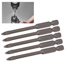 5 Stück Kreuzbohrer 1/4 Zoll Sechskantaufnahme 6 mm Keramik Glas Beton