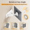 Magnetic Wall Mount for   360Rotation Adjustable Universal Tablet Stand Holder for , Tab, 4